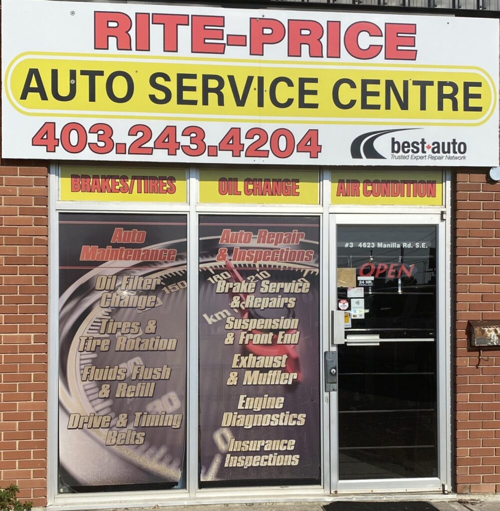 Calgary Oil Change at Rite Price Auto Service Centre